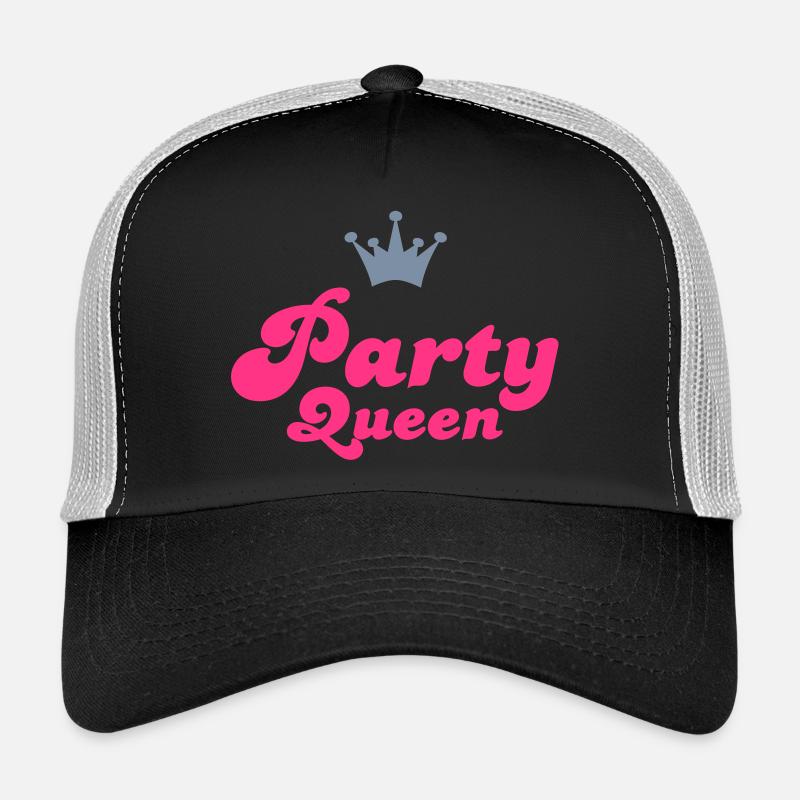 party - Trucker Cap - Schwarz/Steingrau
