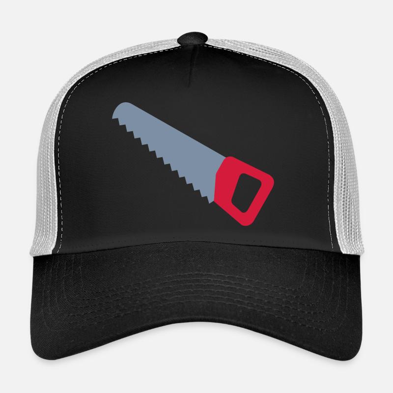Säge - Trucker Cap - Schwarz/Steingrau