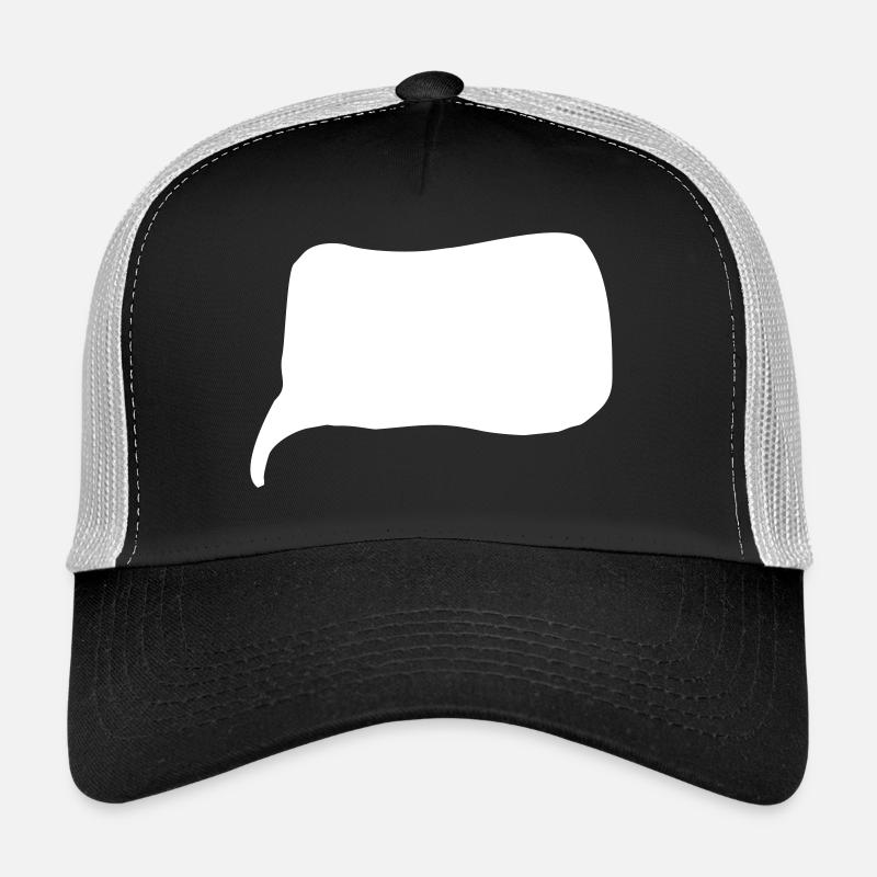 Sprechblase - Trucker Cap - Schwarz/Steingrau