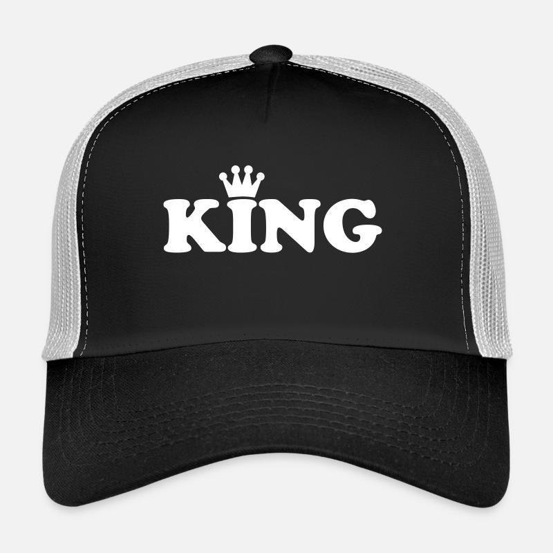 kingsize - Trucker Cap - black/stone grey