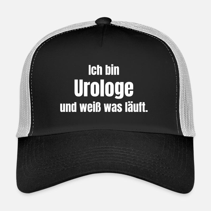 Uruloge - Casquette trucker  - noir/gris pierre