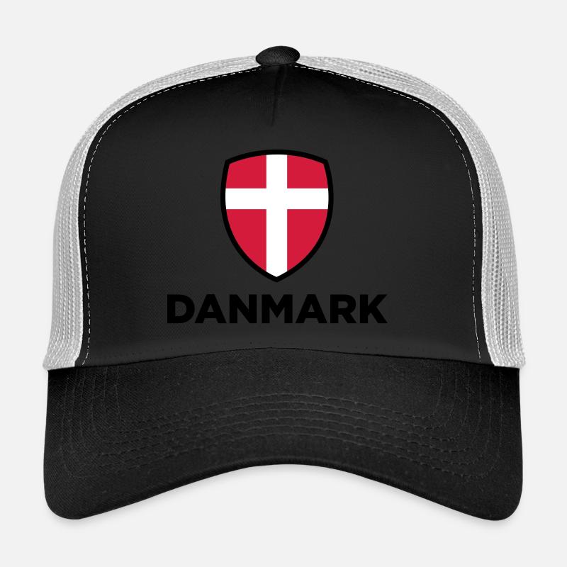 Drapeau national du Danemark Casquette trucker 