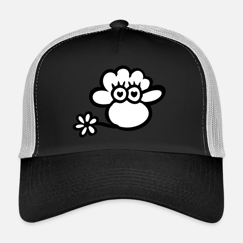 Verliebtes mouton 2farbig Casquette trucker 