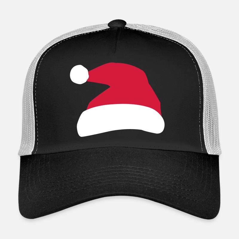 Weihnachten - Trucker Cap - Schwarz/Steingrau