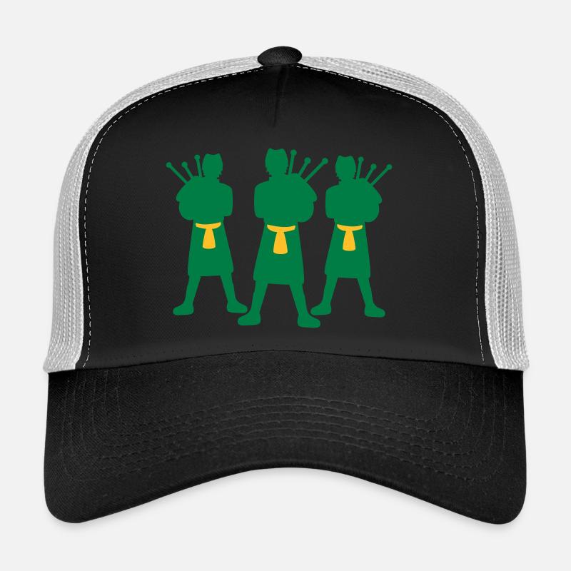 Bagpiper Team - Trucker Cap - Schwarz/Steingrau
