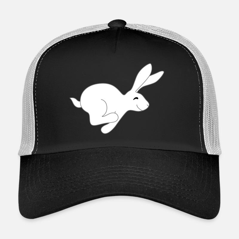 plus rapide lièvre - Casquette trucker  - noir/gris pierre