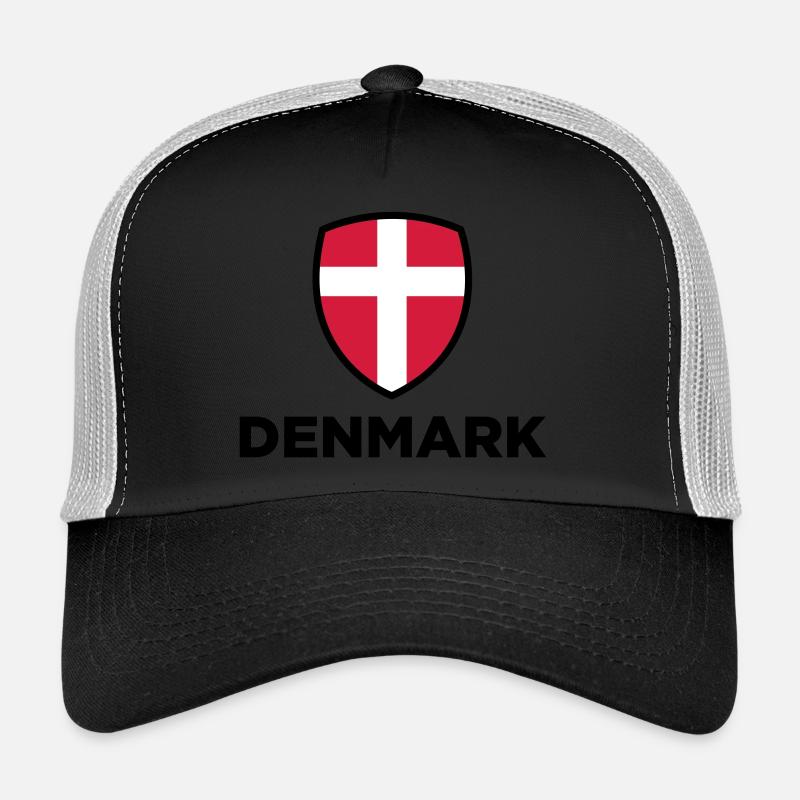 Drapeau national du Danemark Casquette trucker 