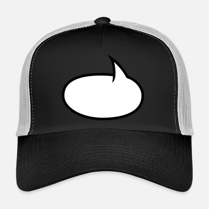 Bulle BD bicolore Casquette trucker 