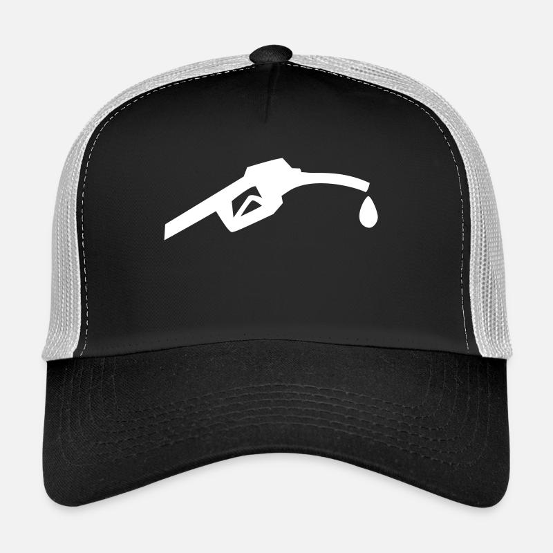 Benzin Zapfsäule Casquette trucker 