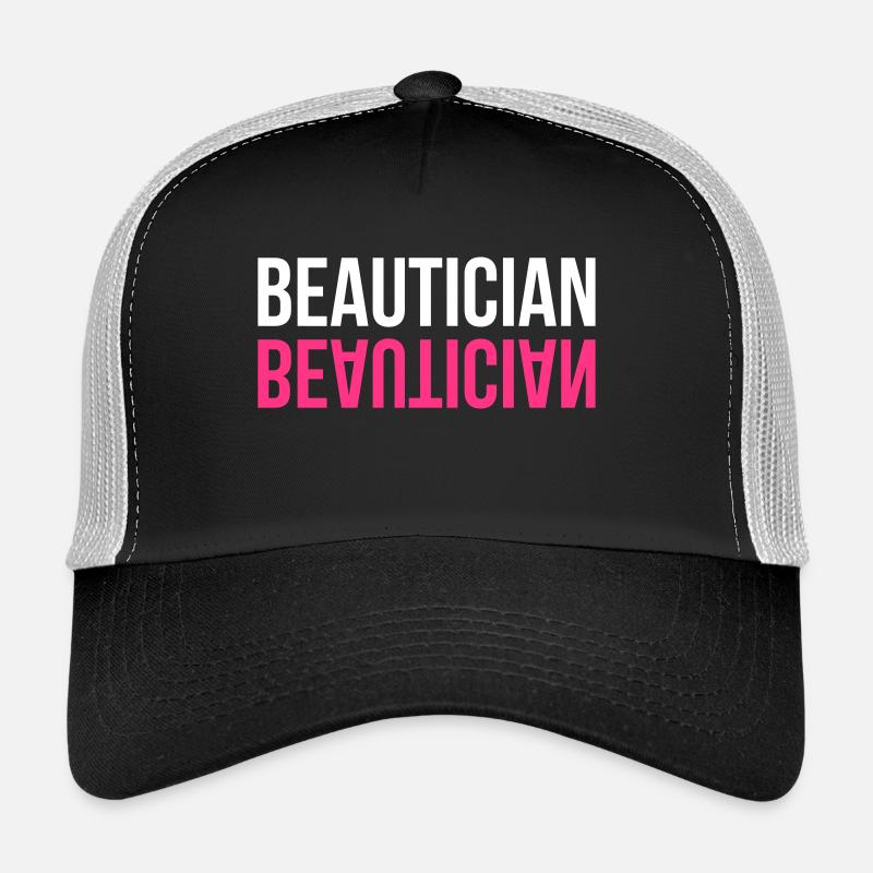 Esthéticienne / Esthétique / Beauté / Esthétique - Casquette trucker  - noir/gris pierre