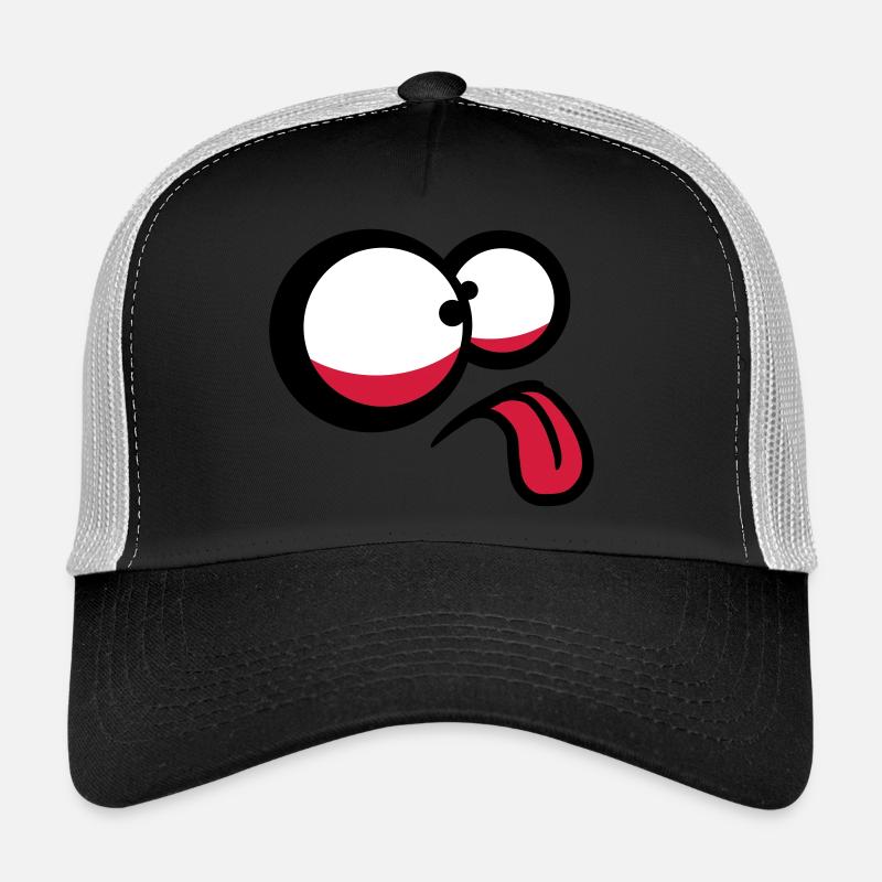 Crazy Comic Face Trucker Cap