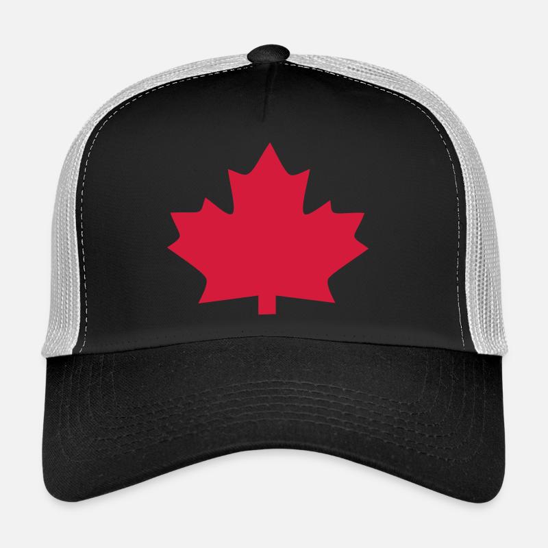 ahorn - canada - Trucker Cap - Schwarz/Steingrau