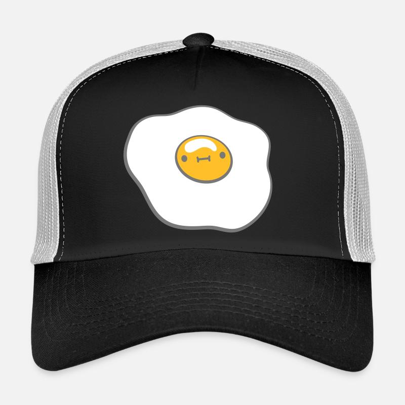 Fried egg with face Trucker Cap