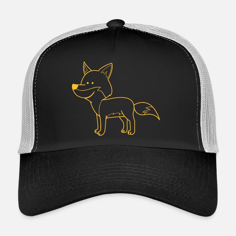 Bande dessinée de renard Casquette trucker 