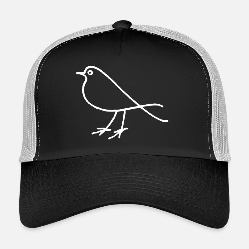Vogel - Trucker Cap - Schwarz/Steingrau