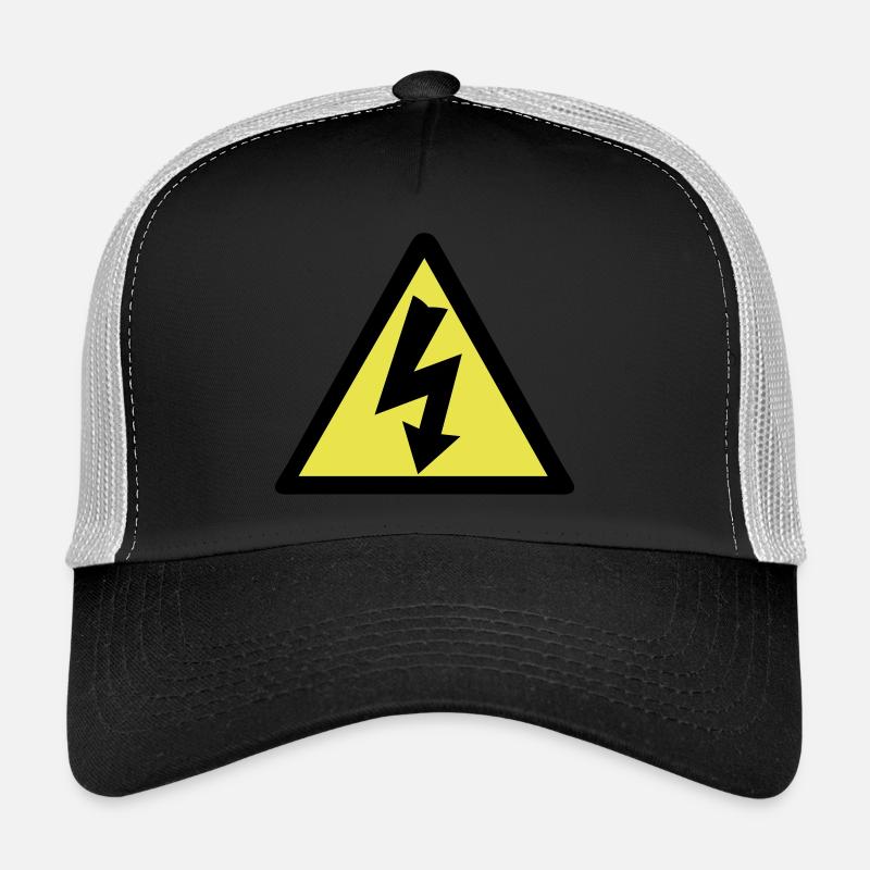 Electricity Warning Trucker Cap