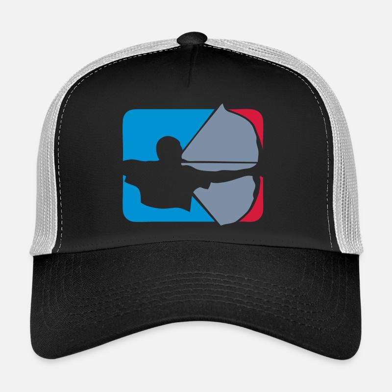 Bogenschießen Bogenschießen Logo bogenschieben - Trucker Cap - Schwarz/Steingrau