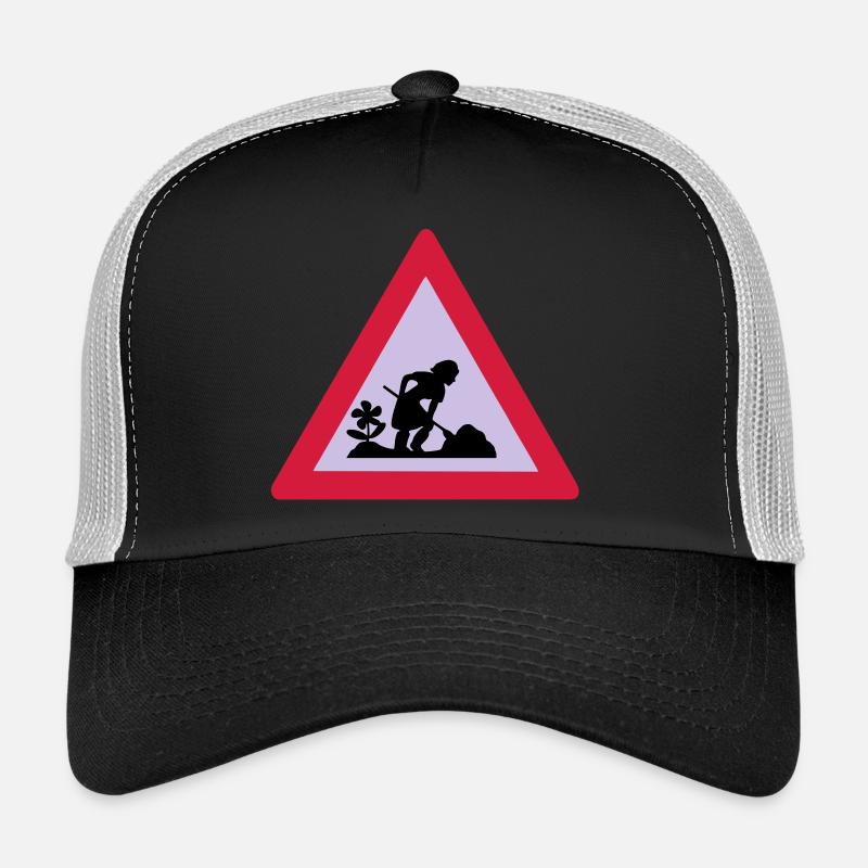 baustelle - Trucker Cap - Schwarz/Steingrau