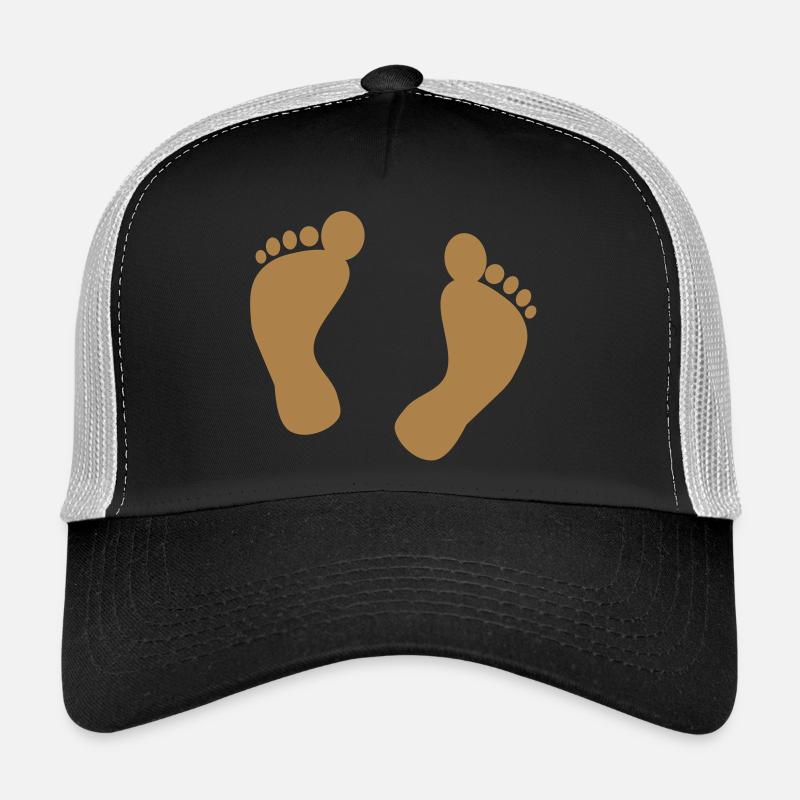 Pieds Casquette trucker 