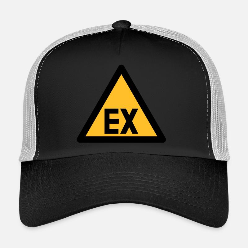 Symbole de danger - danger d'explosion (2 Casquette trucker 