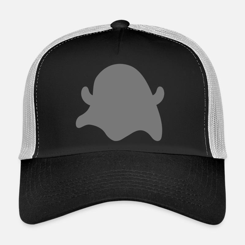 Niedliches Gespenst - Trucker Cap - Schwarz/Steingrau