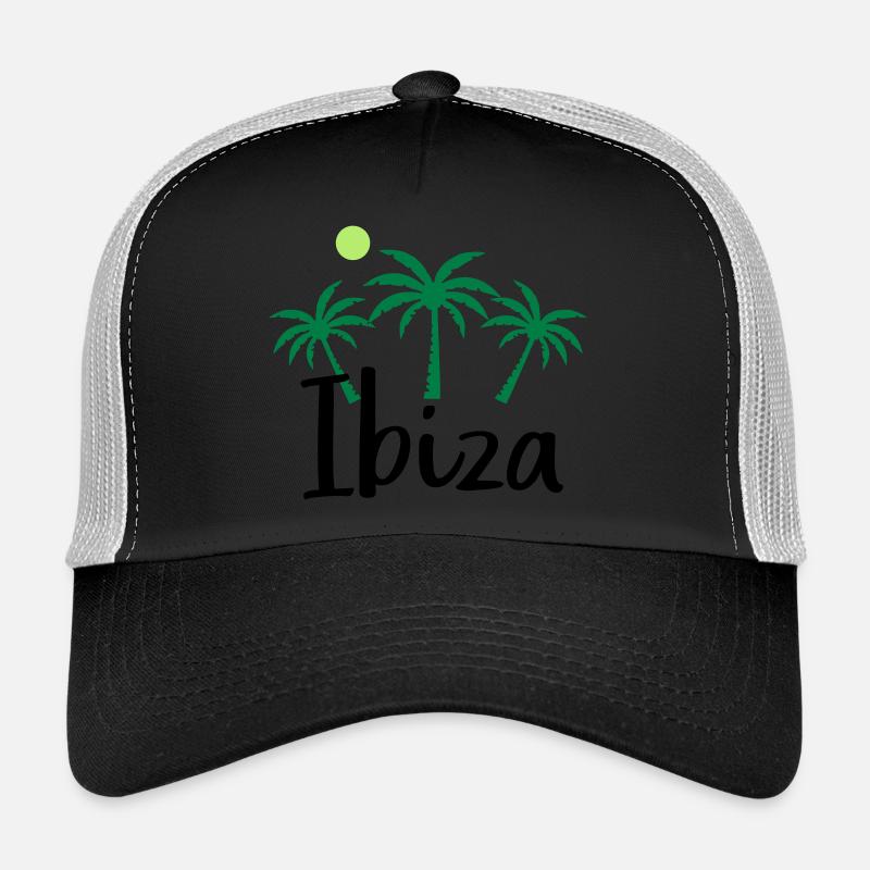 ibiza - Trucker Cap - Schwarz/Steingrau