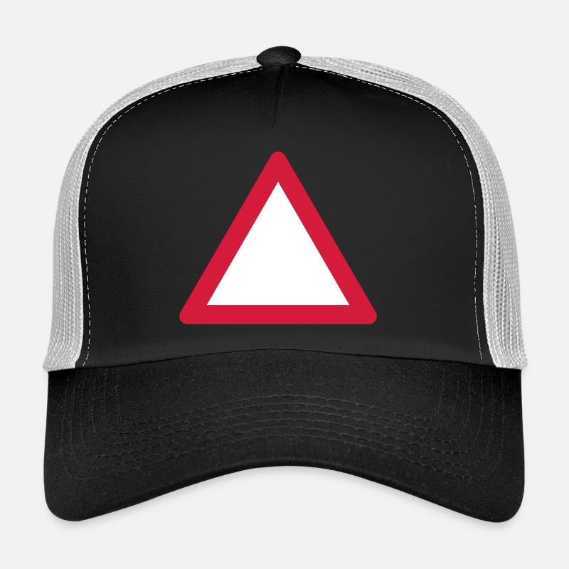 Blank Warning Triangle Trucker Cap
