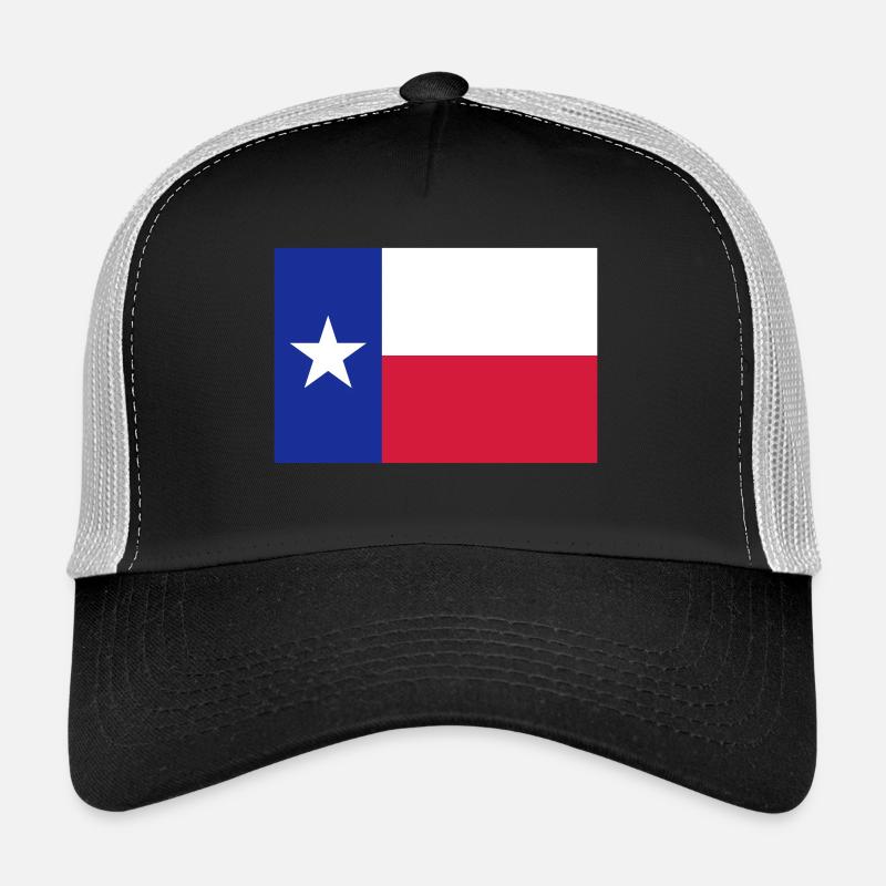 Flag Texas - Trucker Cap - black/stone grey