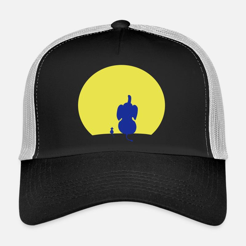 elefant_mouse_moon Casquette trucker 