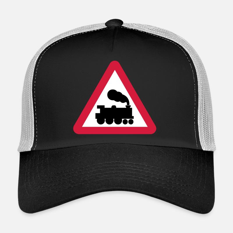 Trains - Trucker Cap - black/stone grey
