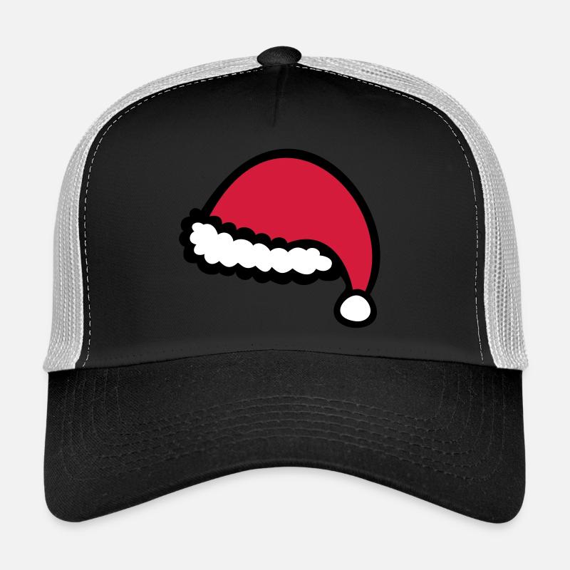 Christmas hat - Trucker Cap - Schwarz/Steingrau