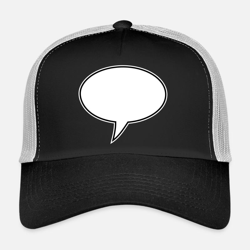 Liens vers la conception de bulles de dialogue Casquette trucker 