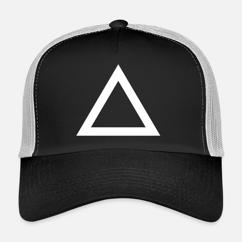 triangle - Casquette trucker - noir/gris pierre