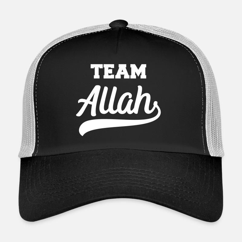 Team Allah cool gift for believing Muslims - Trucker Cap - black/stone grey
