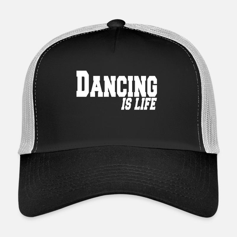 dancing is life - Trucker Cap - Schwarz/Steingrau