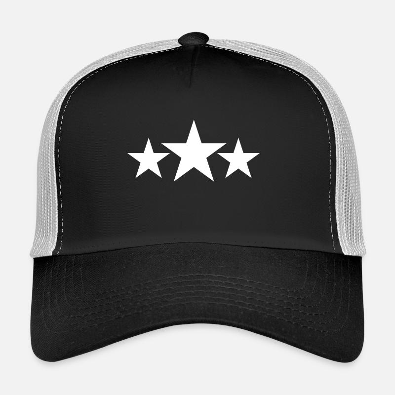 3 stars x2 FR Casquette trucker 