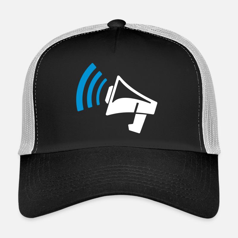 mégaphone cadeau Casquette trucker 