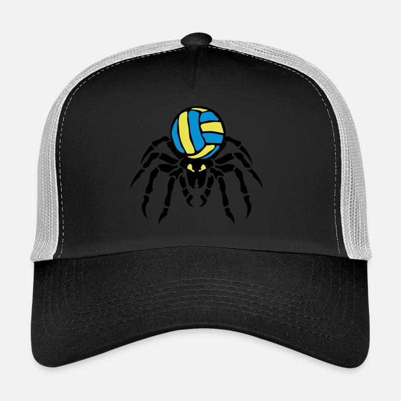 Volleyball Water spider spider spi - Trucker Cap - Schwarz/Steingrau