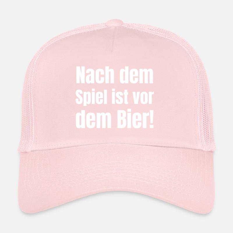 Après le match, c’est avant la bière ! Casquette trucker 