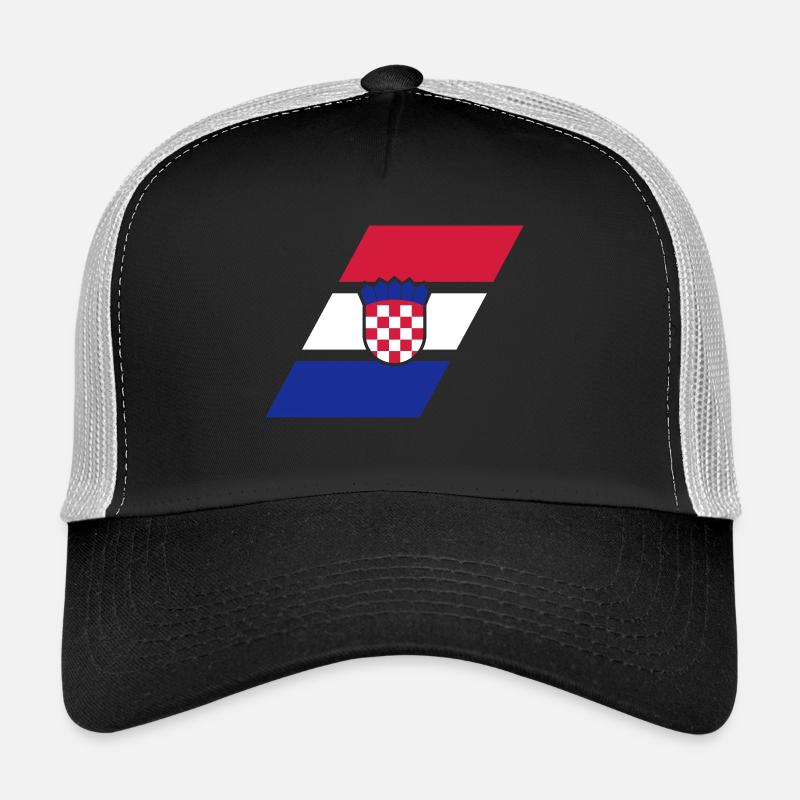 drapeau de la croatie bande Casquette trucker 