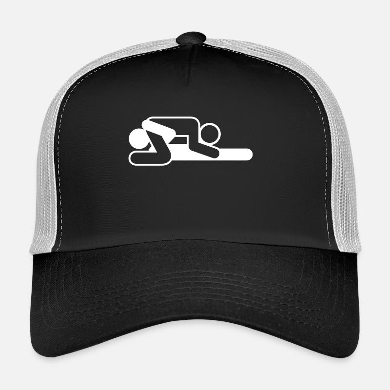 Un couple en position 69 Casquette trucker 