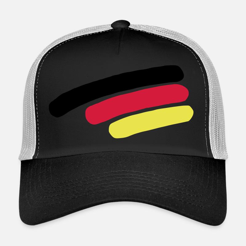 Drapeau de l'Allemagne Casquette trucker 