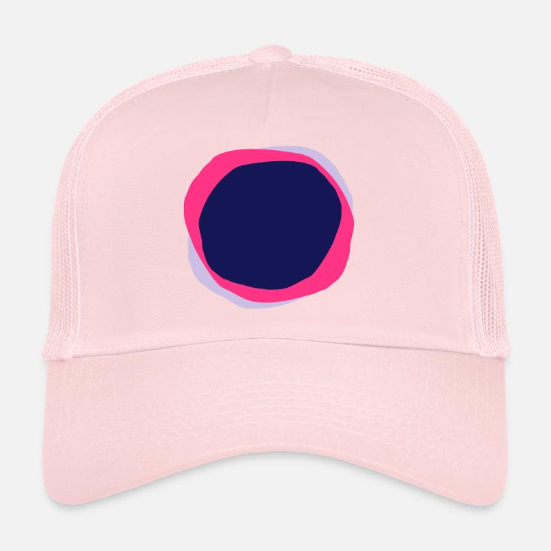 cercles psychédéliques Casquette trucker 