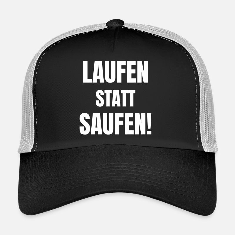 Running instead of drinking! Trucker Cap