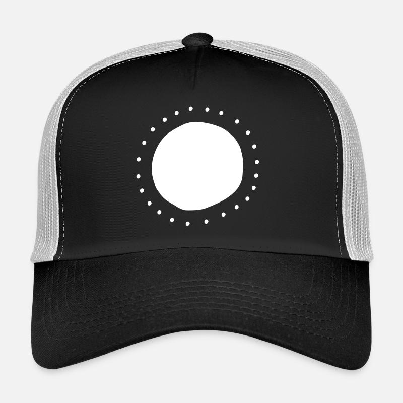 Kreis Punkte Form Trucker Cap
