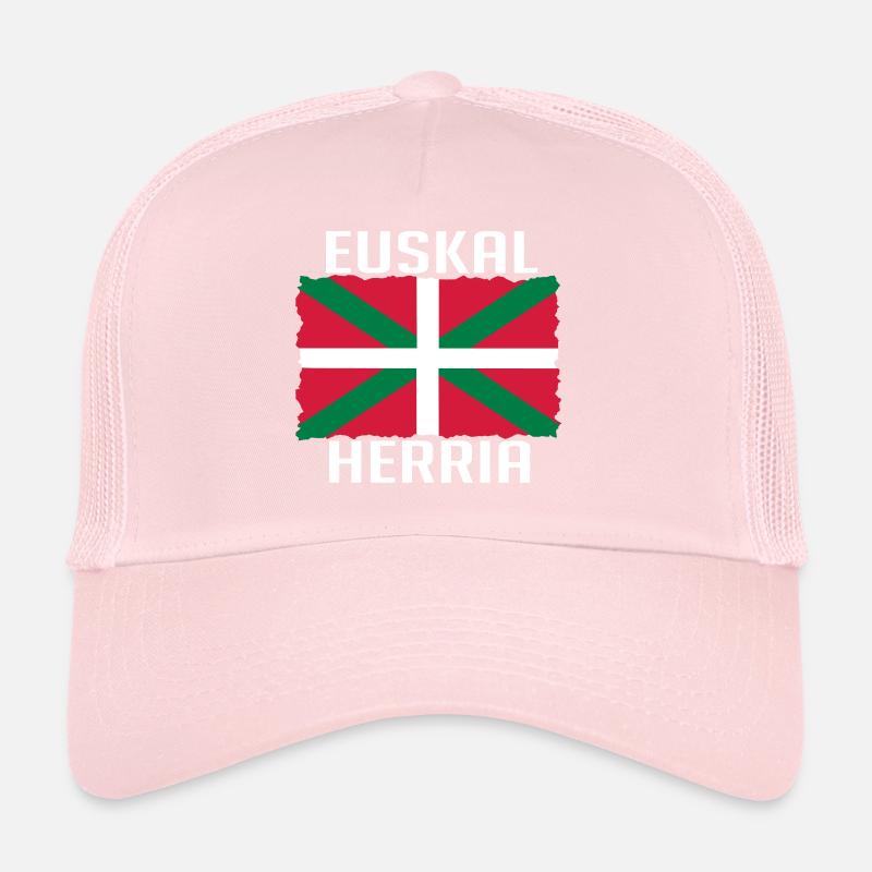 Basque Flag Basque Country Bayonne Trucker Cap