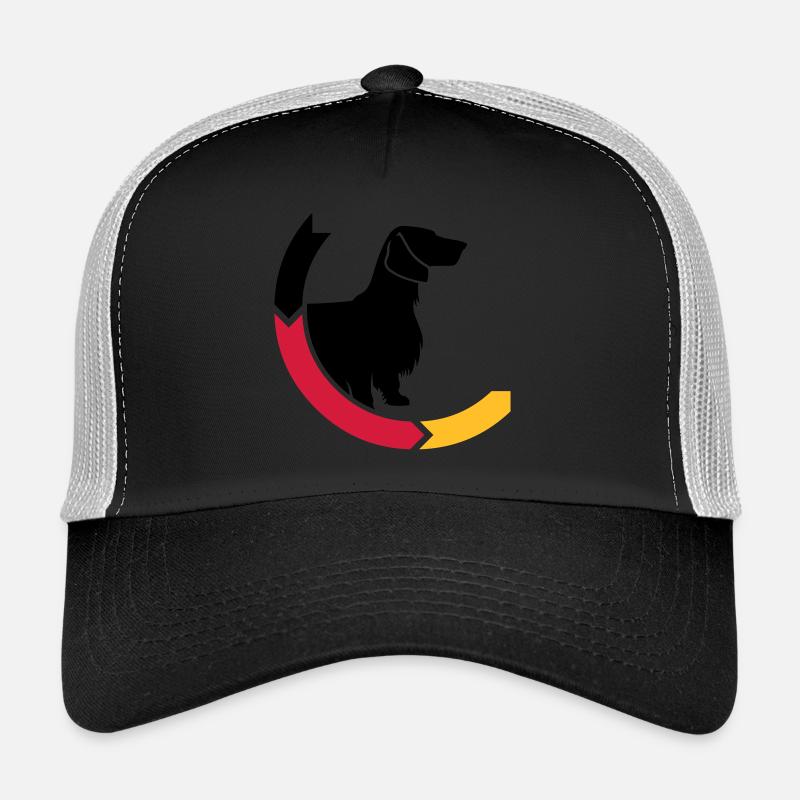 Dackel Langhaar 2 Deutschland 3c Trucker Cap