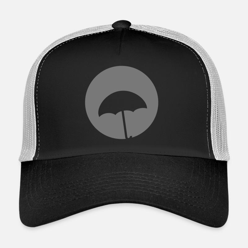 pluie nuage cercle parapluie 1c Casquette trucker 