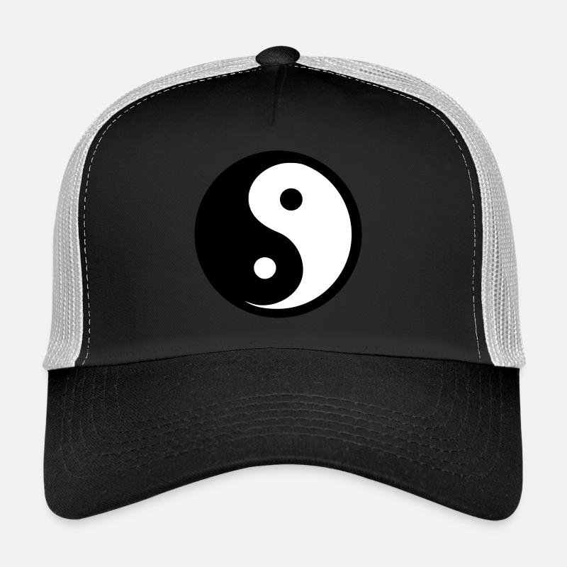Ying Yang Casquette trucker 