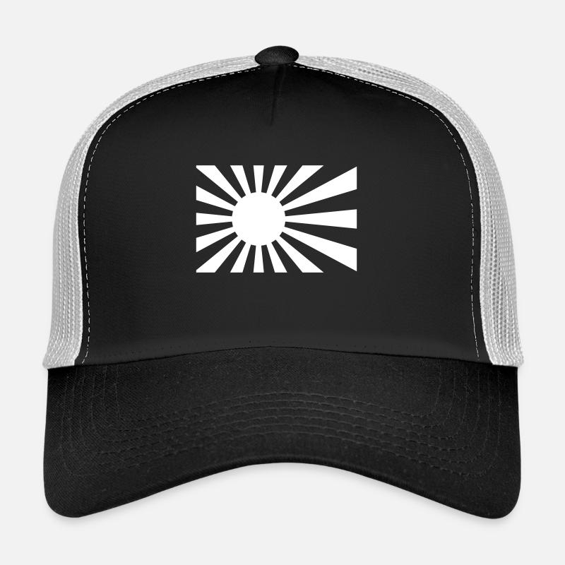 imperial_flag - Casquette trucker  - noir/gris pierre
